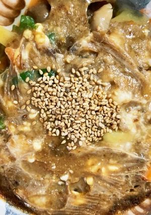 レンジオイマヨカレーひき肉のせドーム蒸し-レシピのメイン写真