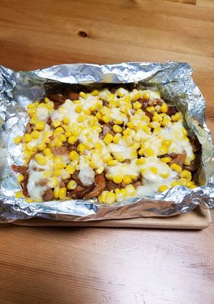 照り焼きチキンとコーンのチーズ焼き-レシピのメイン写真