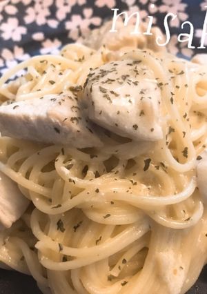 鶏肉のハーブソルトクリームパスタ☆-レシピのメイン写真
