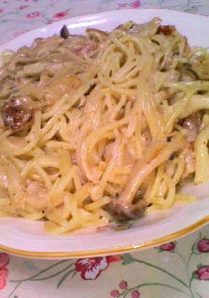 きのこのクリームパスタ。-レシピのメイン写真
