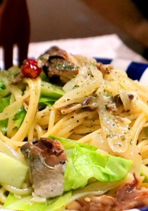 お手軽＆節約！！鯖缶パスタ♬-レシピのメイン写真