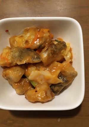 タラとカット野菜で！甘酢あんかけ-レシピのメイン写真