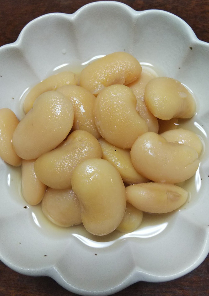 白花豆の甘煮(圧力鍋を使って)-レシピのメイン写真