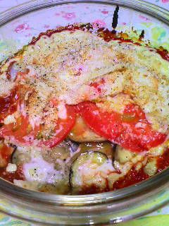 なすとじゃがいものトマトチーズ焼き。-レシピのメイン写真