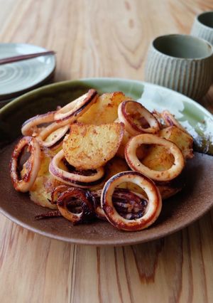 いかとじゃが芋のバター醤油炒め-レシピのメイン写真