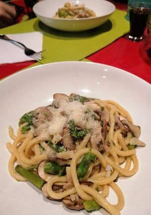 アスパラガスとマッシュルームのパスタ-レシピのメイン写真