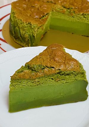 簡単★ホワイトチョコ抹茶のガトーマジック-レシピのメイン写真