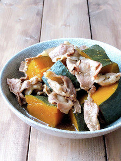 簡単♪南瓜と豚肉の煮物【常備菜】-レシピのメイン写真