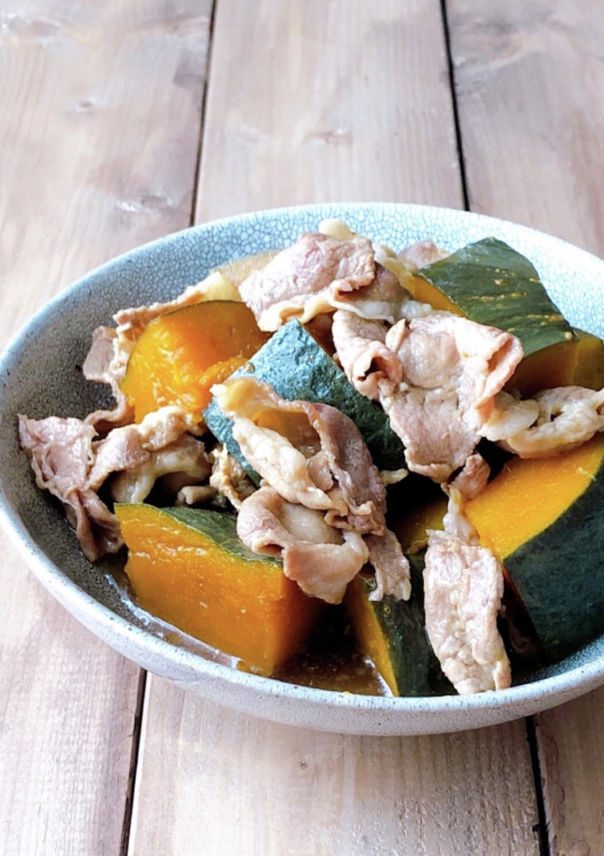 簡単♪南瓜と豚肉の煮物【常備菜】-レシピのメイン写真