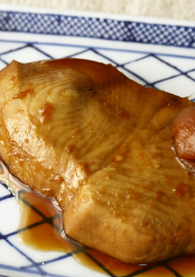簡単♪さめの煮付け（梅煮）-レシピのメイン写真