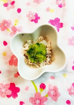 離乳食中期✩〜ぶり大根(大根の葉のせ)-レシピのメイン写真