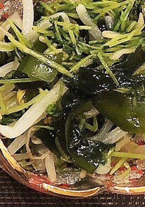 豆苗ワカメもやしナムル☆アレンジし放題-レシピのメイン写真