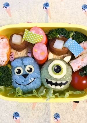 モンスターズインク弁当-レシピのメイン写真