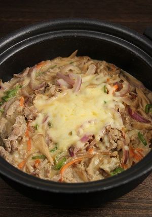 簡単！牛野菜の味噌チーズ煮-レシピのメイン写真