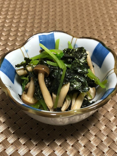 三つ葉と海苔の酢のもの-レシピのメイン写真