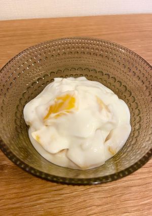 ドライマンゴーで！濃厚マンゴーヨーグルト-レシピのメイン写真