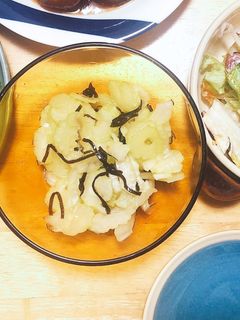 セロリと塩昆布のおつまみサラダ-レシピのメイン写真