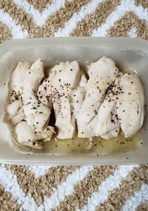 超簡単!かんたん酢でさっぱりサラダチキン-レシピのメイン写真