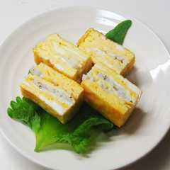 รูปของ カルシュームいっぱいの卵焼き