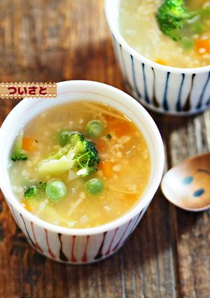 刻み玉ねぎと季節野菜の甘酒スープ-レシピのメイン写真