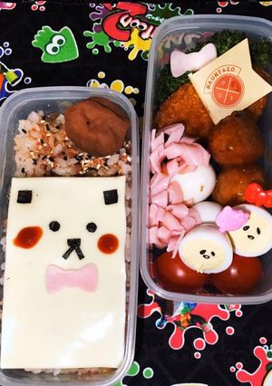 超簡単　ワンちゃんキャラ弁-レシピのメイン写真