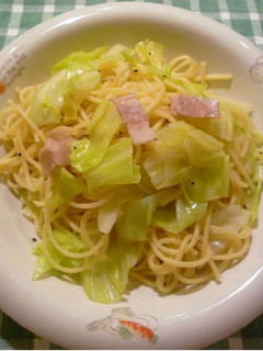春キャベツのスパゲティ-レシピのメイン写真