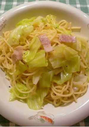 春キャベツのスパゲティ-レシピのメイン写真