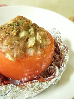 トマトの肉詰め♡-レシピのメイン写真