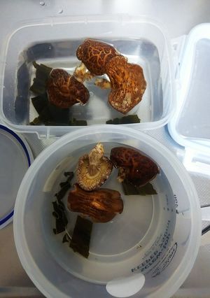 しいたけ 昆布水-レシピのメイン写真