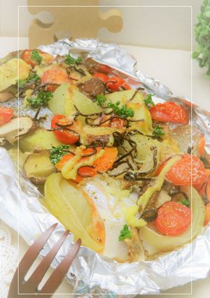鮭×野菜✧和のﾄｰｽﾀｰ焼き　-レシピのメイン写真