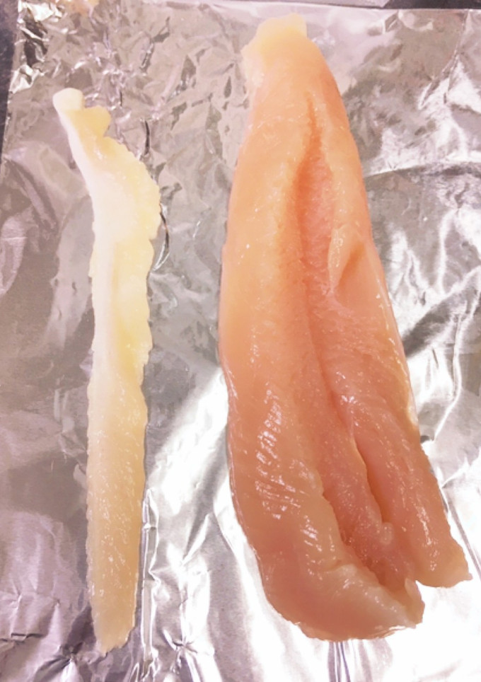 快感⁈簡単キレイ！鶏 ささみの筋の取り方-レシピのメイン写真