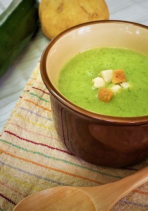 ズッキーニの豆乳ポタージュ-レシピのメイン写真