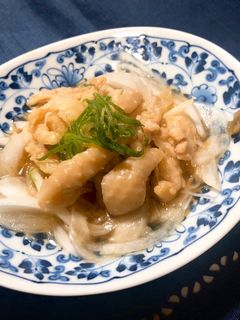 おつまみに!簡単! オニスラとり皮ポン酢-レシピのメイン写真