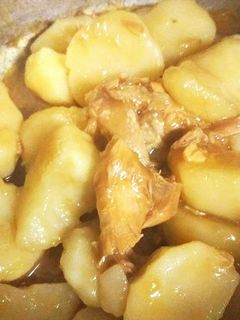 缶詰の鶏肉とじゃがいもの和え物-レシピのメイン写真