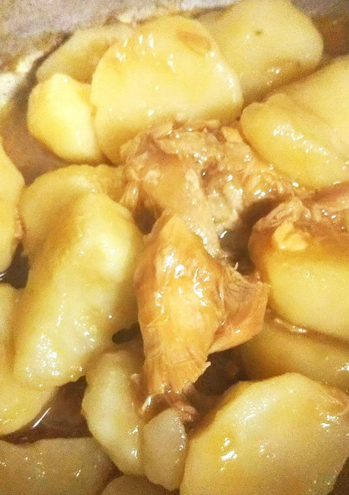 缶詰の鶏肉とじゃがいもの和え物-レシピのメイン写真