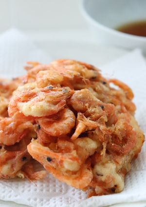 食感が堪らない♪瀬戸内産小エビのかき揚げ-レシピのメイン写真