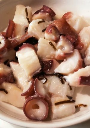 生食用タコの塩麹漬け〜カンタン酢和え！-レシピのメイン写真