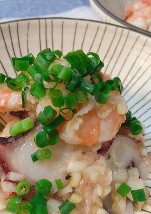 海老とタコのエシャロット明太子和え-レシピのメイン写真