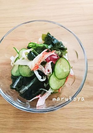 超簡単 カニかまの酢の物-レシピのメイン写真