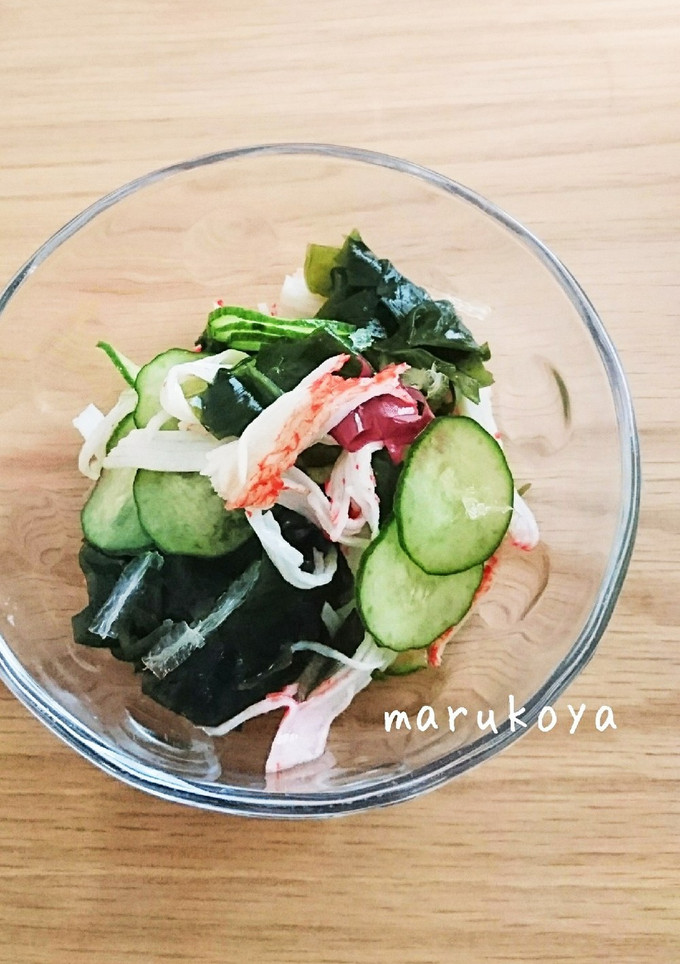 超簡単 カニかまの酢の物-レシピのメイン写真