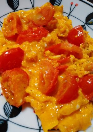 上海の家庭料理☆卵とトマトの上海風炒め☆-レシピのメイン写真