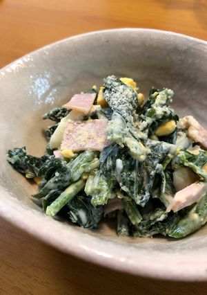 粉チーズマヨのほうれん草サラダ-レシピのメイン写真
