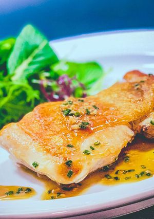 65℃ 鶏ももステーキ 和風ソース-レシピのメイン写真