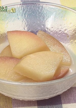 クッキング祭り⑦リンゴのコンポート-レシピのメイン写真