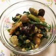 ほうれん草とお豆のたまごサラダ