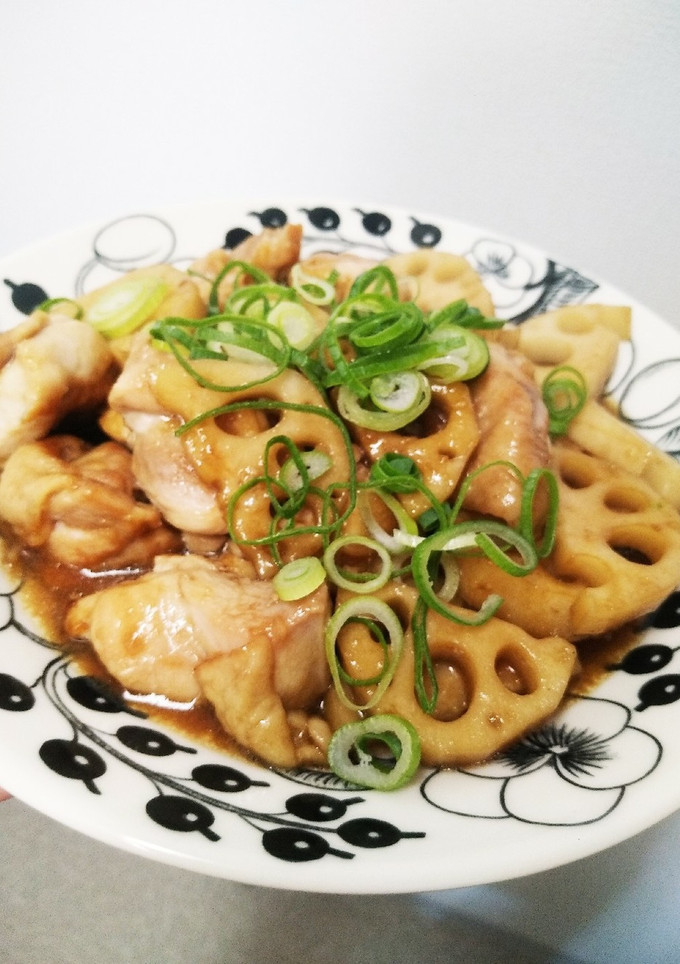 簡単！鶏もも肉とれんこんの甘辛炒め-レシピのメイン写真