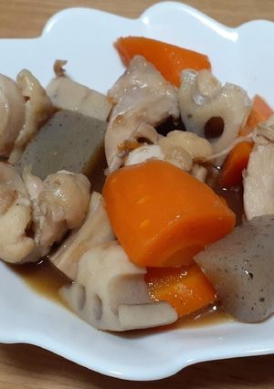 鶏もも肉で簡単炒り鶏-レシピのメイン写真