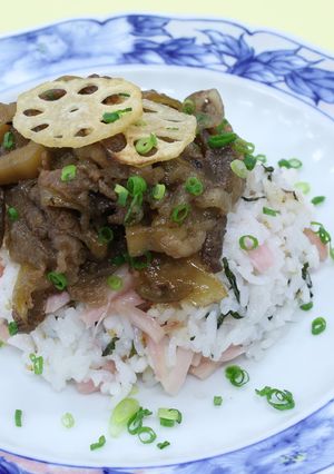 ガリと大葉の和風牛丼-レシピのメイン写真
