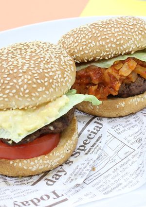 ガツンとバーガー-レシピのメイン写真