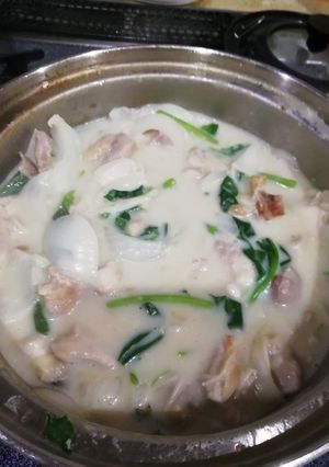 《時短》鶏肉とほうれん草のクリーム煮-レシピのメイン写真
